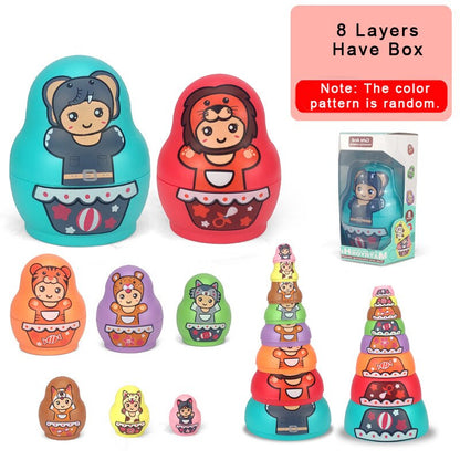 Fun Wooden Russian Nesting Dolls