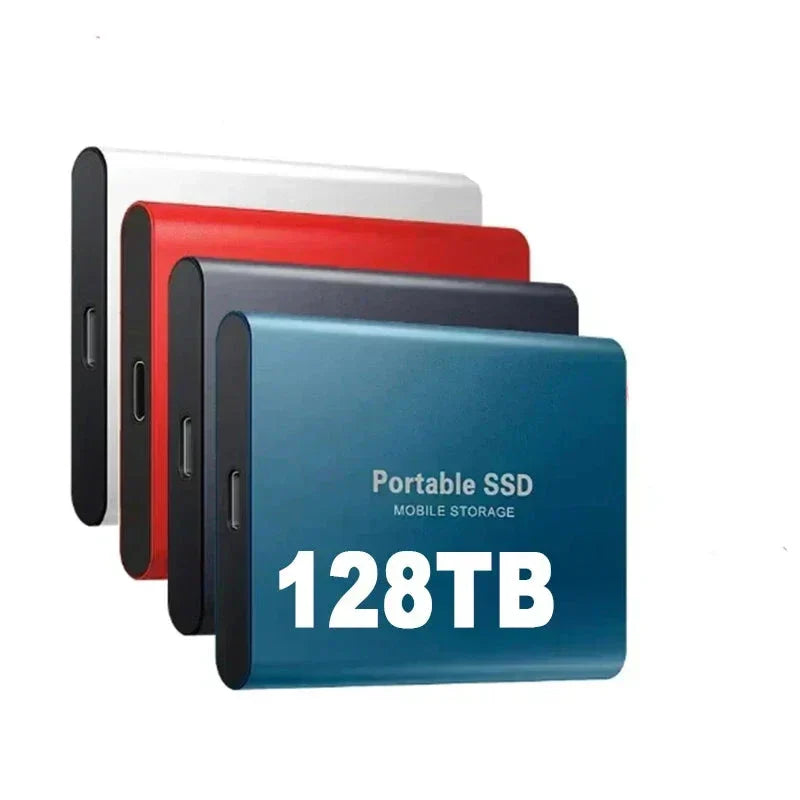 Fast 128TB Portable Solid State Drive - Durable & Compact - Halri