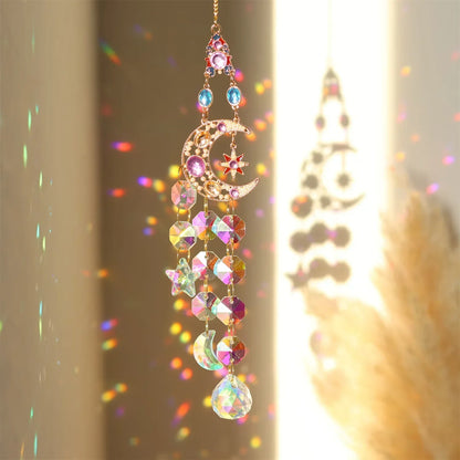 Sparkling Crystal Glass Suncatcher Ornament
