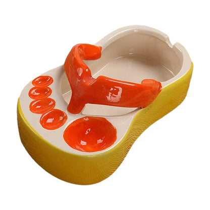Ceramic Footprint Shaped Serving Dish Bowl