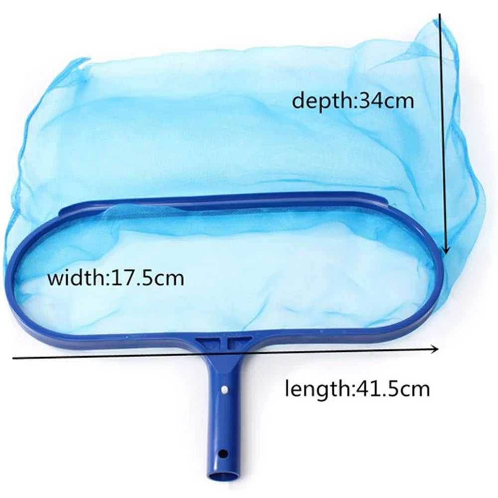 Pool Leaf Skimmer with Long Handle & Durable Net