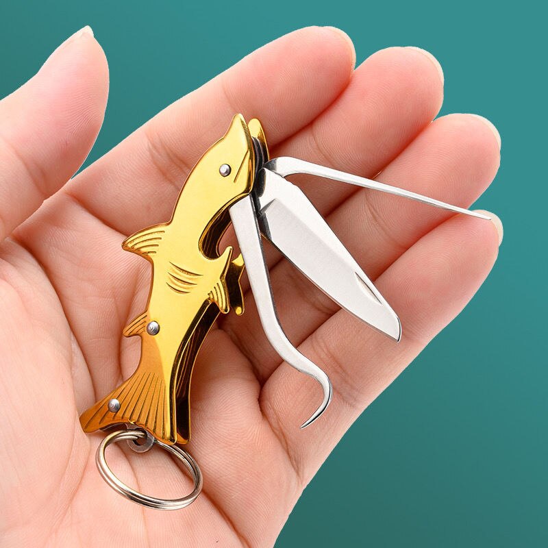 Sharp Pocket Knife Keychain Tool