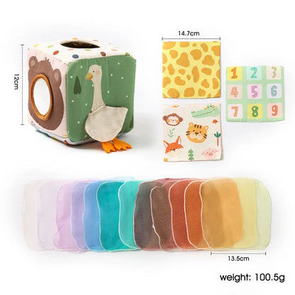 Soft Baby Tissue Box Sensory Toy - Halri