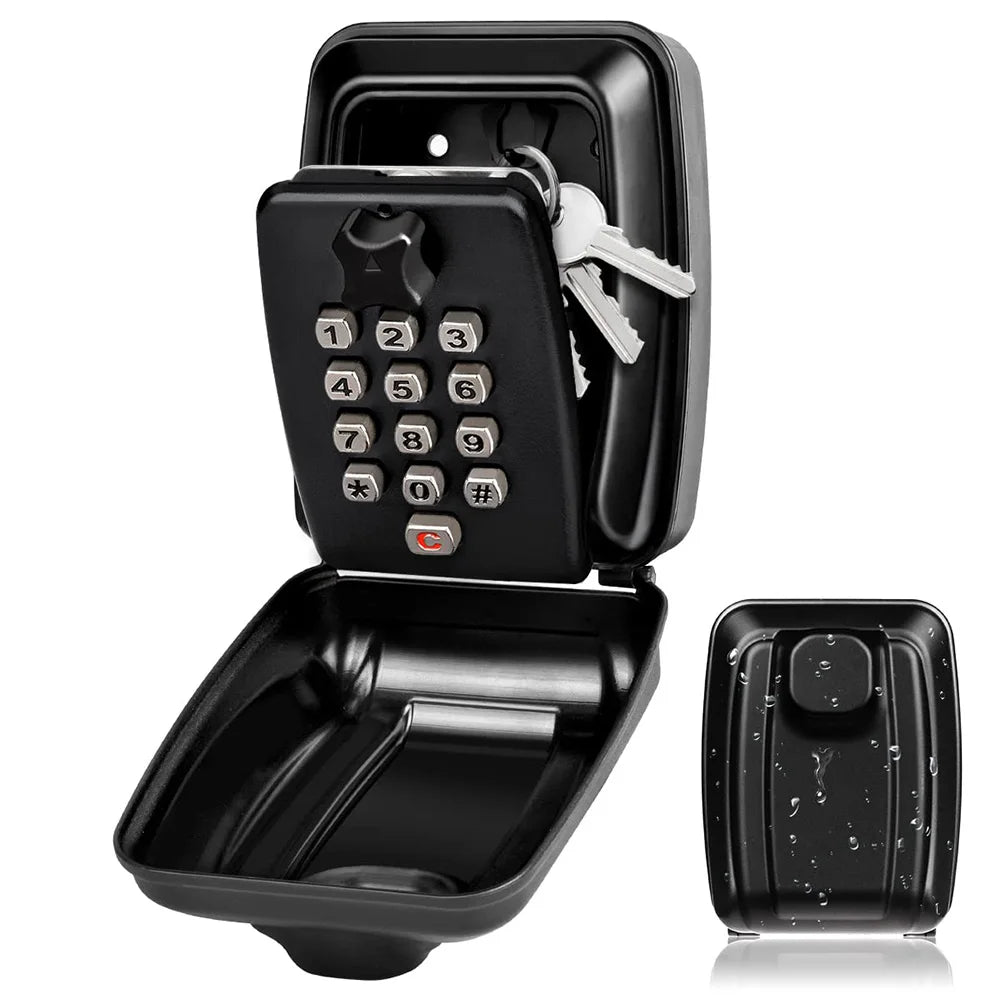 Secure Outdoor Key Lock Box with Combination Lock