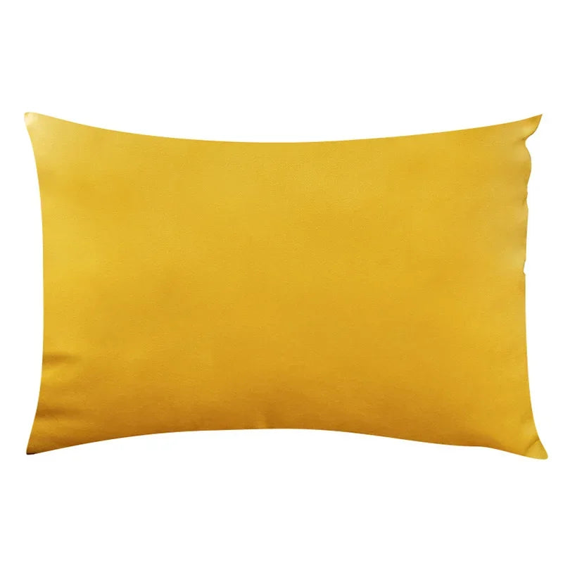Elegant Black Velvet Pillow Cover