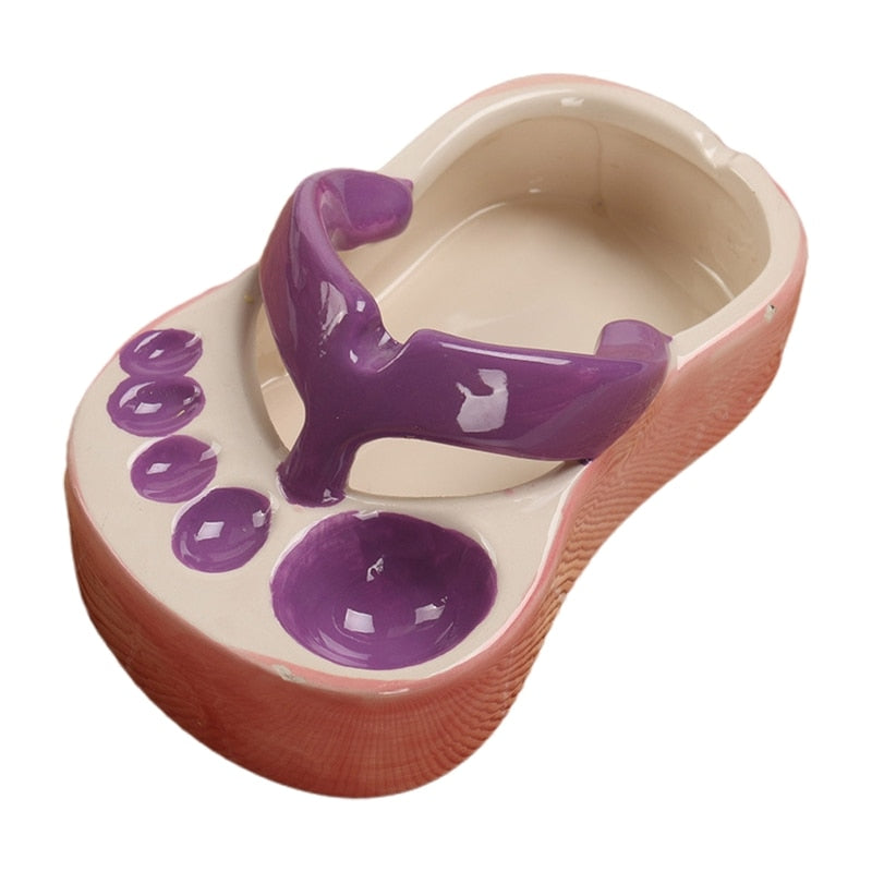 Ceramic Footprint Shaped Serving Dish Bowl