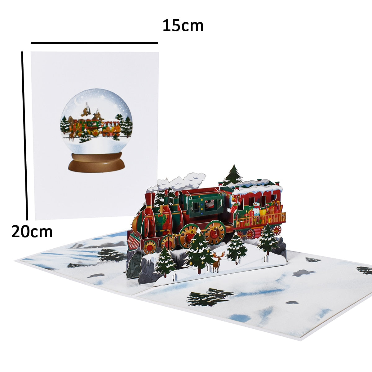 Fun 3D Christmas Pop Up Greeting Cards - Halri