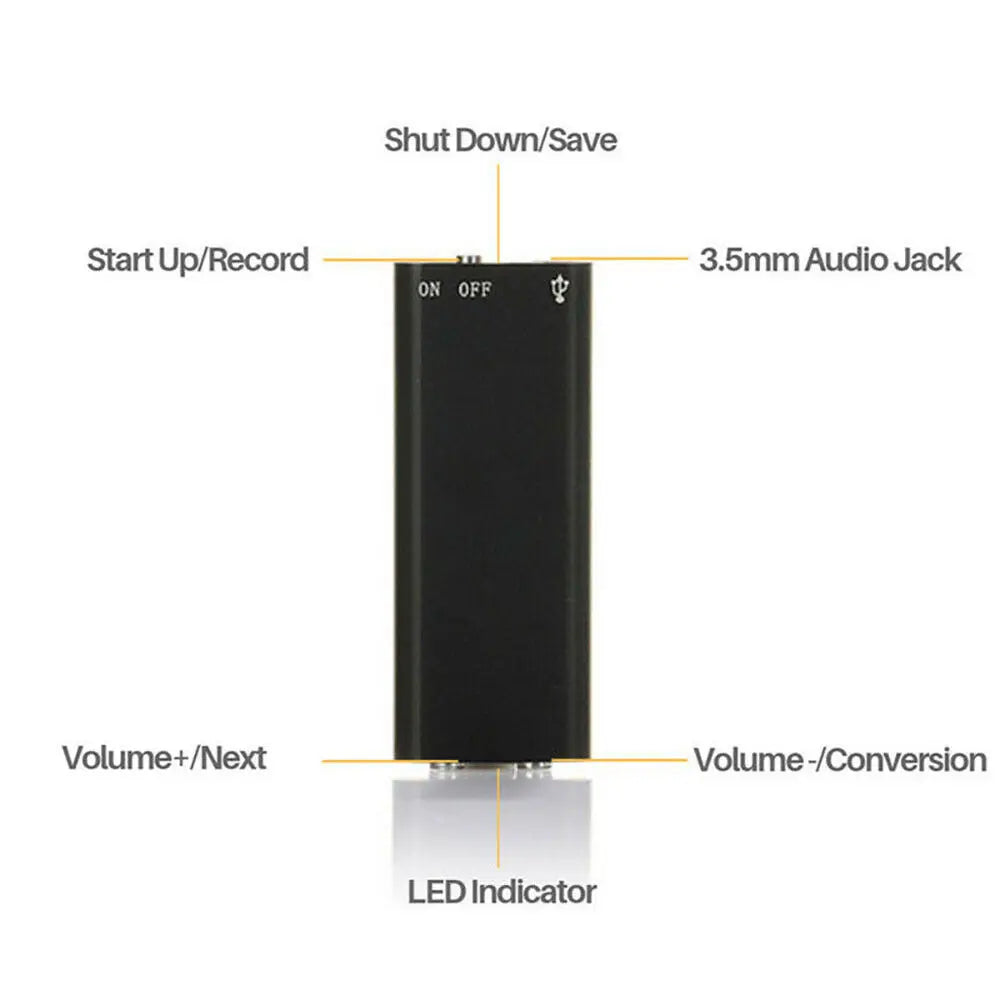 Compact Handsfree Digital Recorder