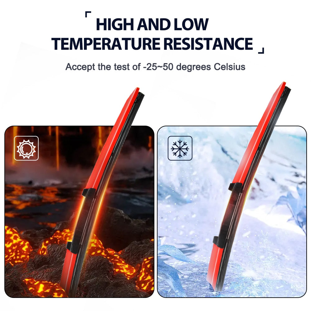 Vibrant Car Universal Rainbow Windshield Wipers - Halri
