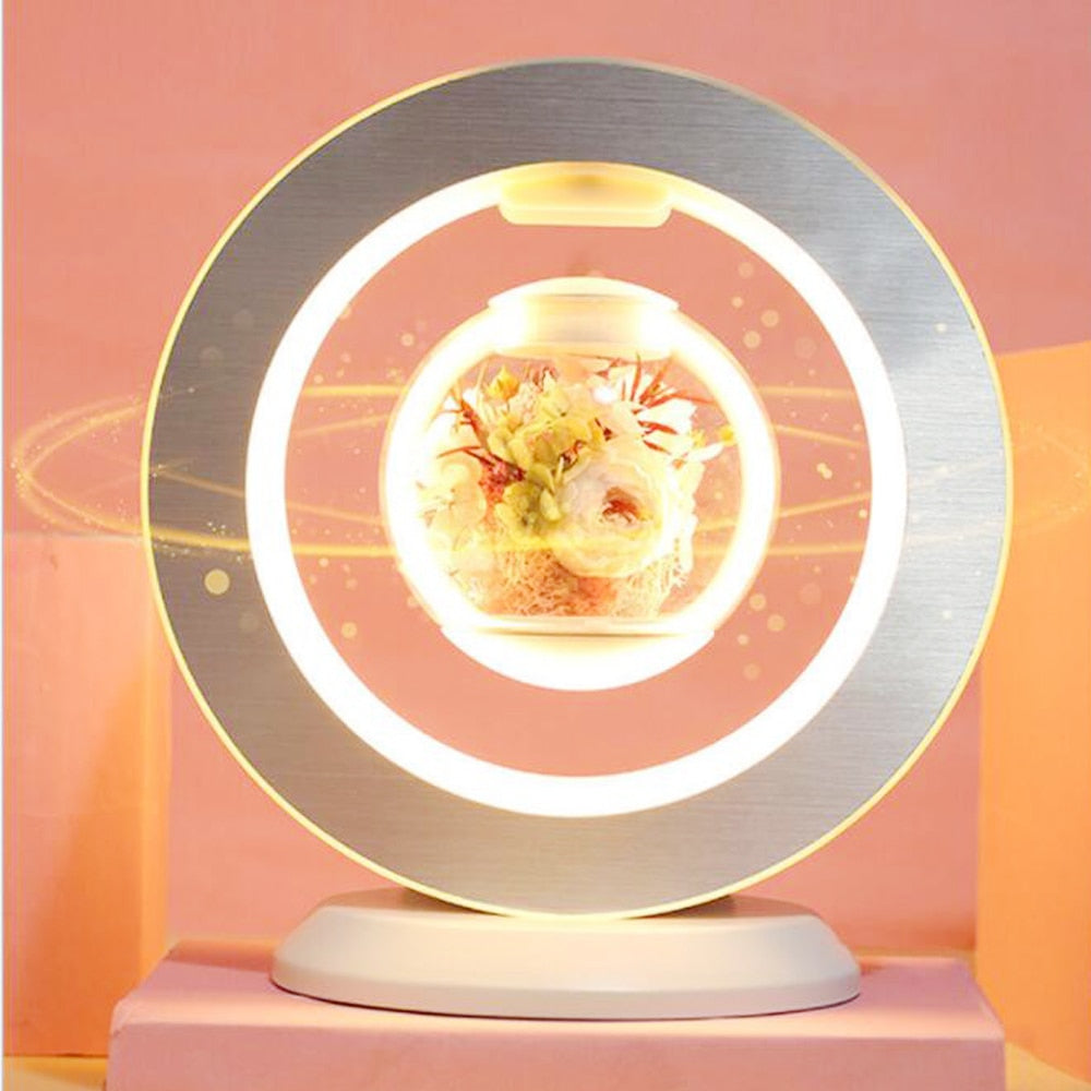 Romantic Floating Rose Table Lamp