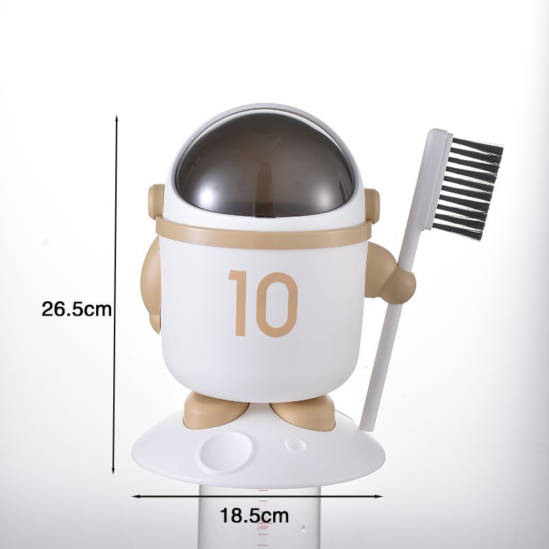 Small Space Astronaut Shaped Desk Waste Bin