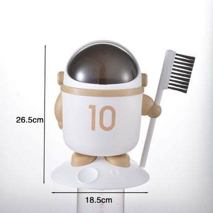 Small Space Astronaut Shaped Desk Waste Bin