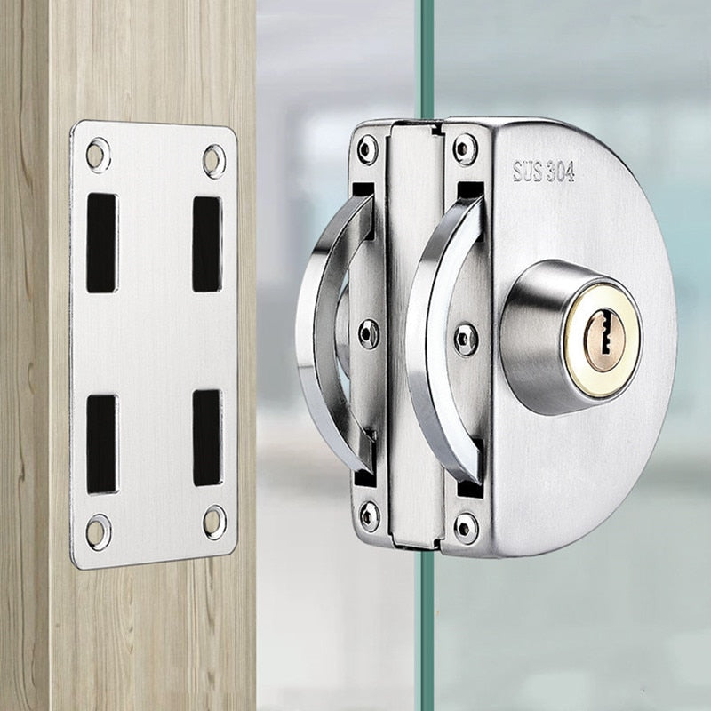 Secure Sliding Glass Door Stainless Lock