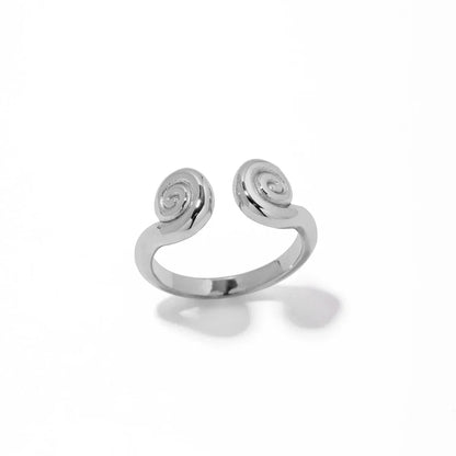 Flexible Open Coil Band Ring