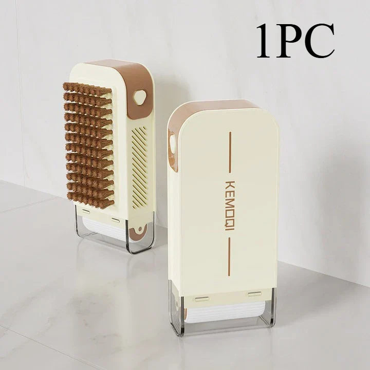 Effective 2-in-1 Cleaning Brush Soap Dispenser