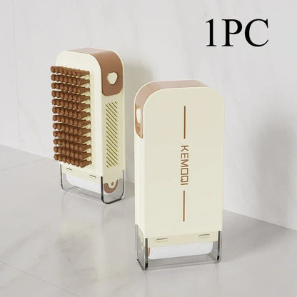 Effective 2-in-1 Cleaning Brush Soap Dispenser