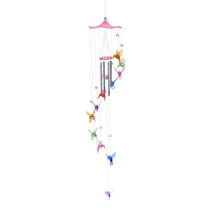 Delicate Outdoor Wind Chime with Butterfly Bells