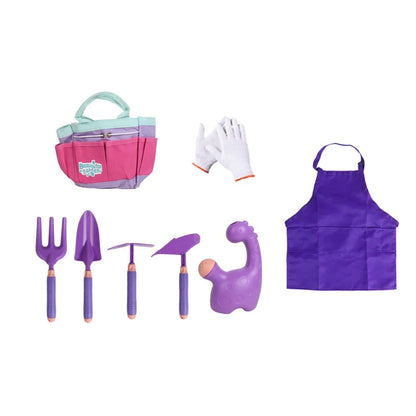Kids Garden Tool Kit with Wheelbarrow and Watering Can