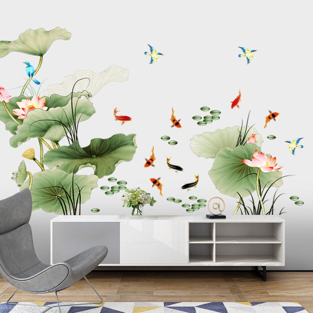 Beautiful Floral Vinyl Wall Decal Sticker