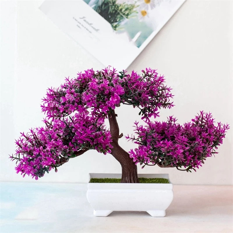 Vibrant Green Fake Plant Home Decoration