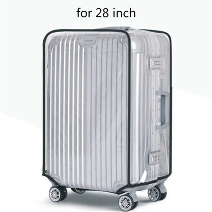 Clear Protective Travel Luggage Cover