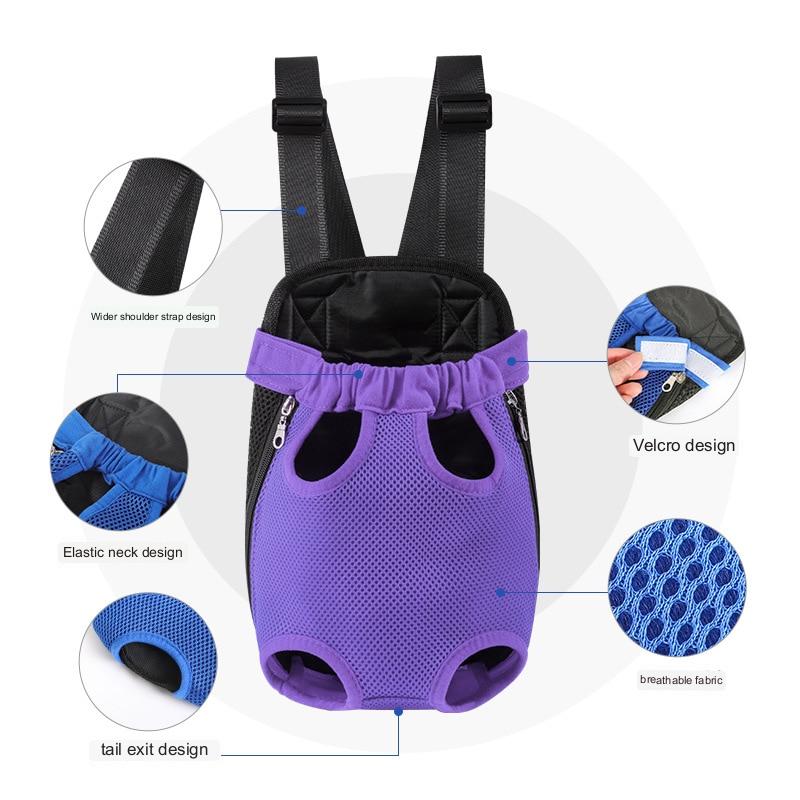 Comfortable Air Mesh Dog Travel Backpack - Halri