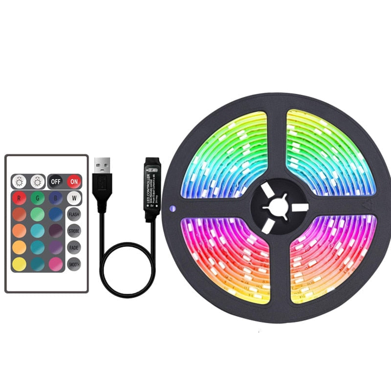 Colorful Flexible LED Tape Light, 5V