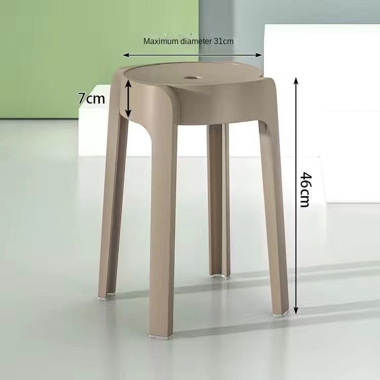 Space Saving Wooden Kitchen Stools