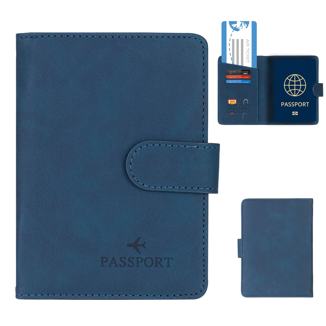 Stylish RFID Passport Holder for Men and Women