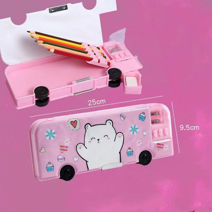 Colorful Fun Kids Pencil Case Box