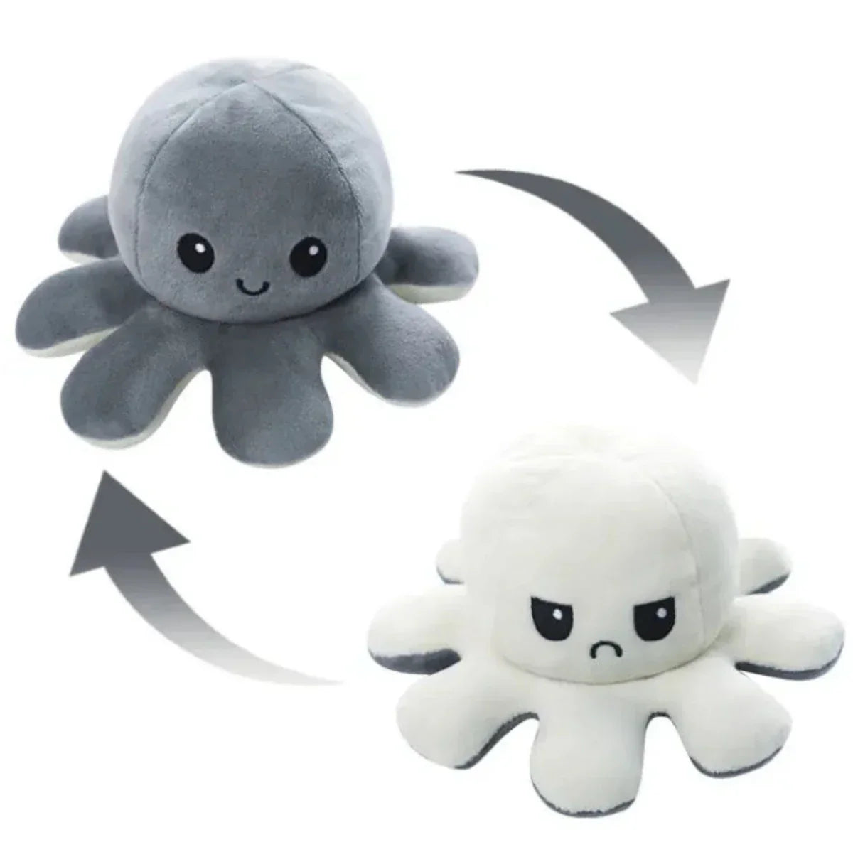 Fun Octopus Plush Toy with 2 Faces