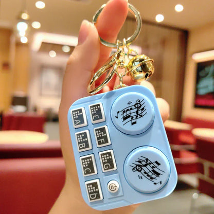 Portable Mini DJ Turntable Keychain Toy