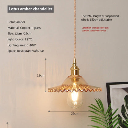 Clear Glass Modern Pendant Light