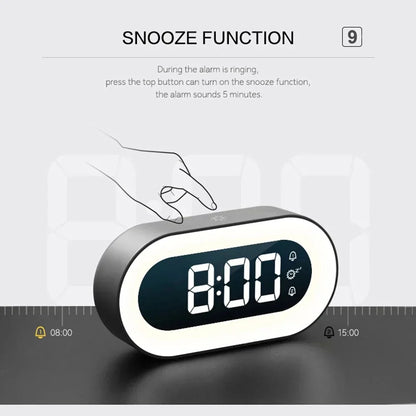 Wake Up Light LED Clock with Nightlight