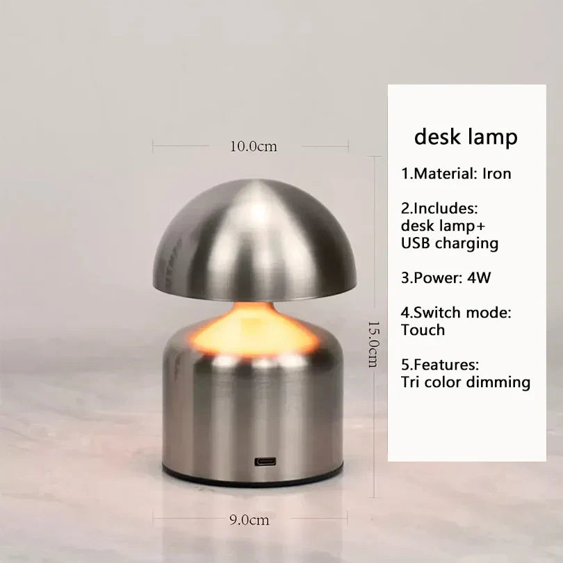 Portable LED Desk Lamp with Dimmer