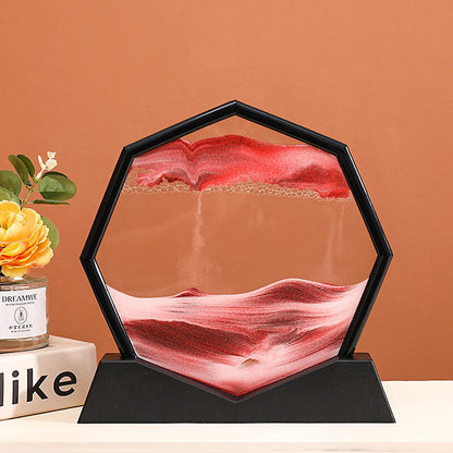 Oceanic Wavy Hexagon Sand Decoration