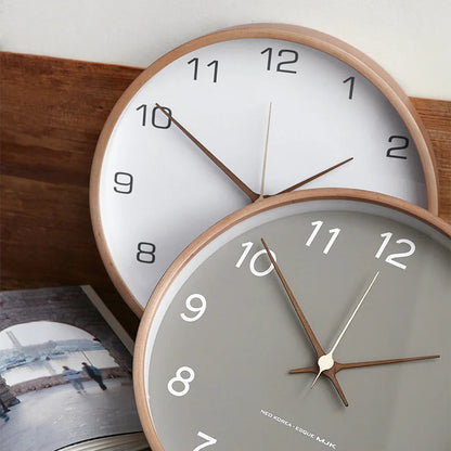 Silent Modern Round Wall Clock for Home Decor