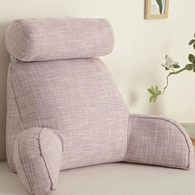 Luxury Support Pillow with Arms and Ergonomic Headrest