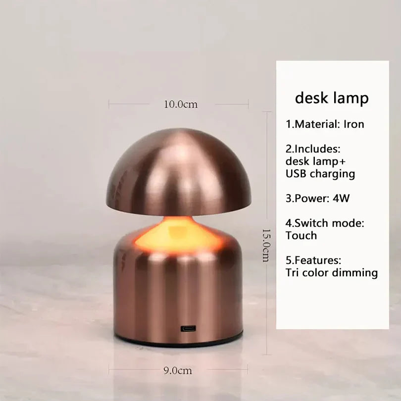 Portable LED Desk Lamp with Dimmer