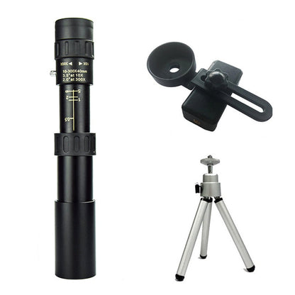 High Power 10-300X Optical Telescope