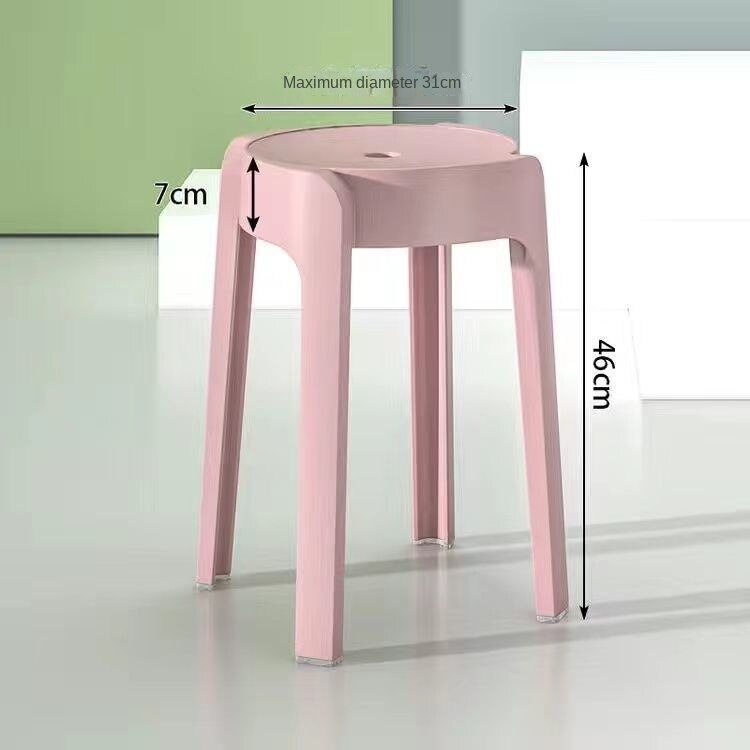 Space Saving Wooden Kitchen Stools