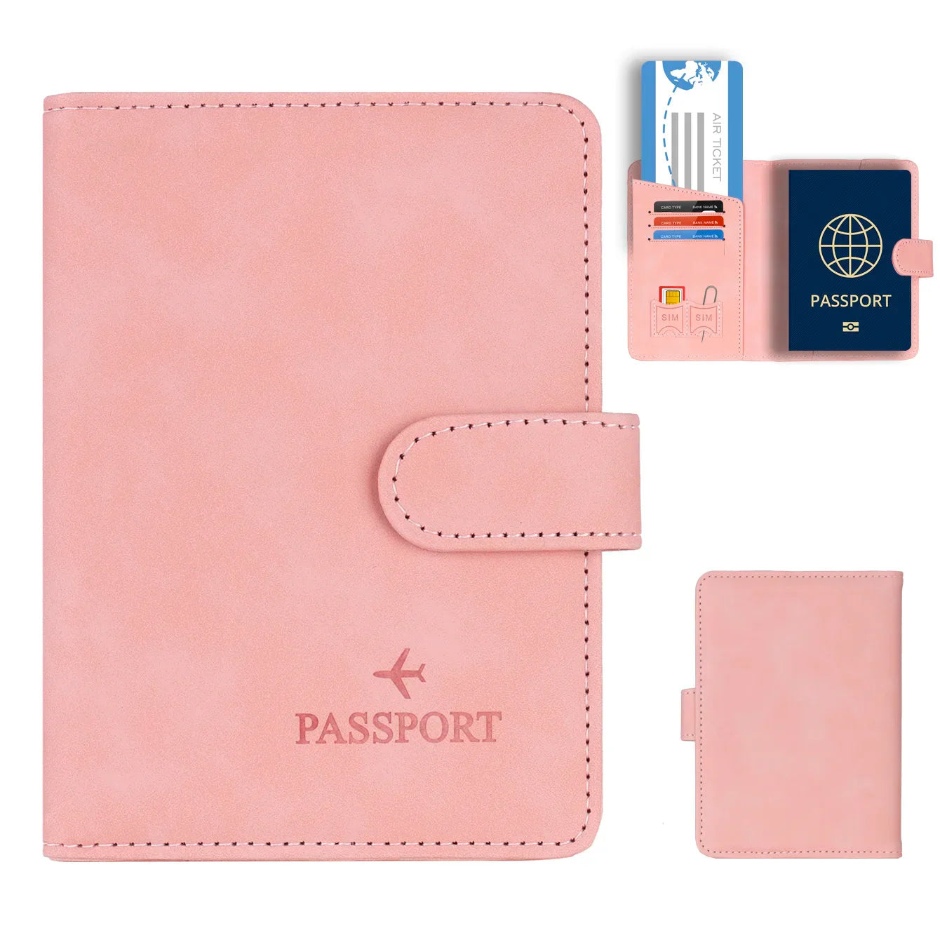 Stylish RFID Passport Holder for Men and Women