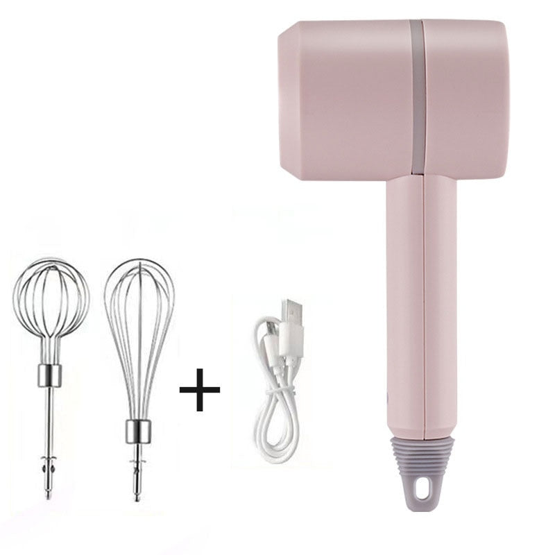 Portable 2-in-1 Electric Milk Frother Mixer