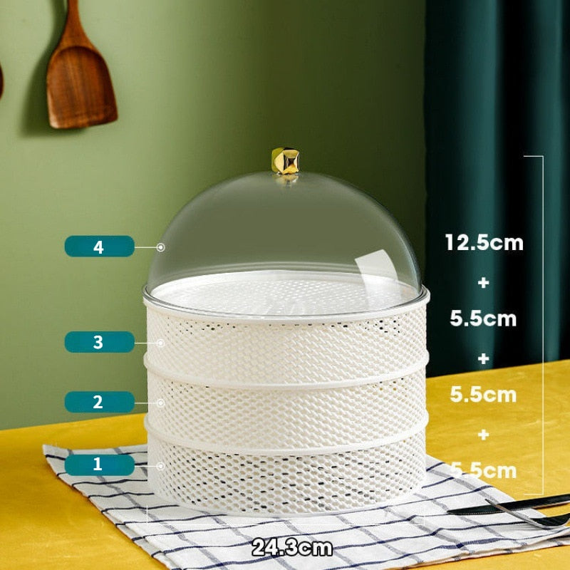 Clear Stackable Kitchen Food Lids
