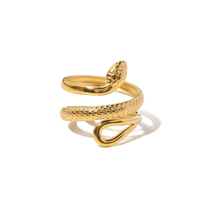 Flexible Coiled Snake Style Ring - Halri