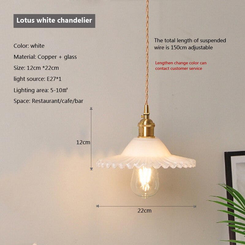 Clear Glass Modern Pendant Light