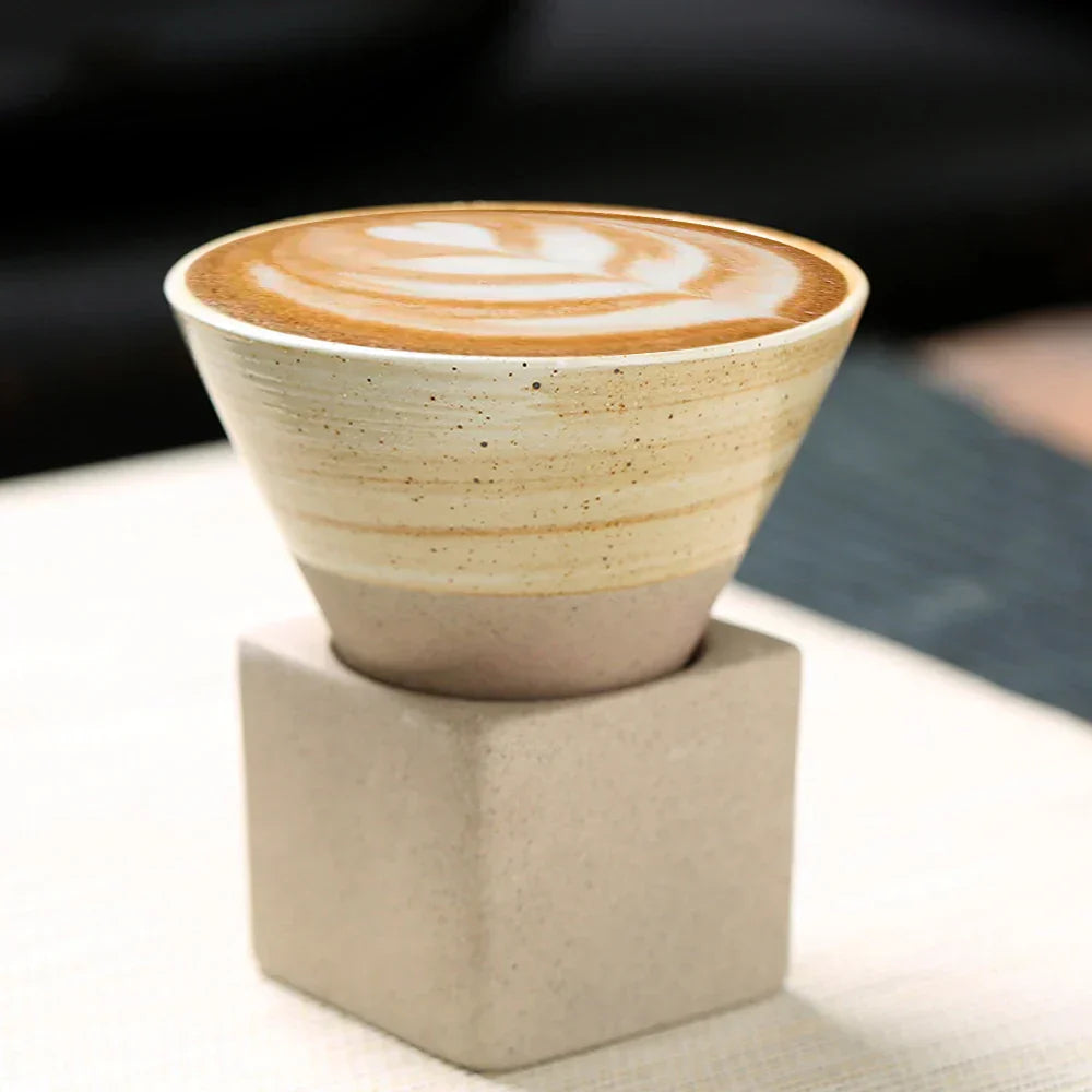 Small Vintage Ceramic Coffee Cup Set - Halri