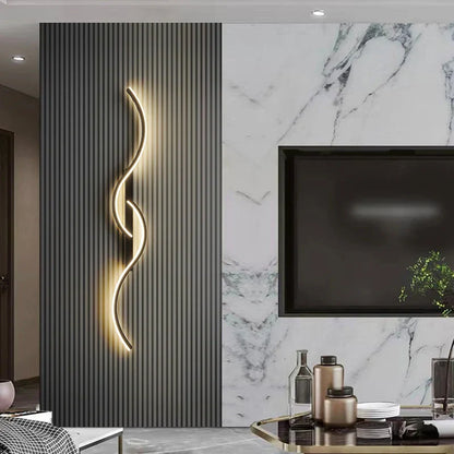 Slim LED Stripe Wall Light - Halri