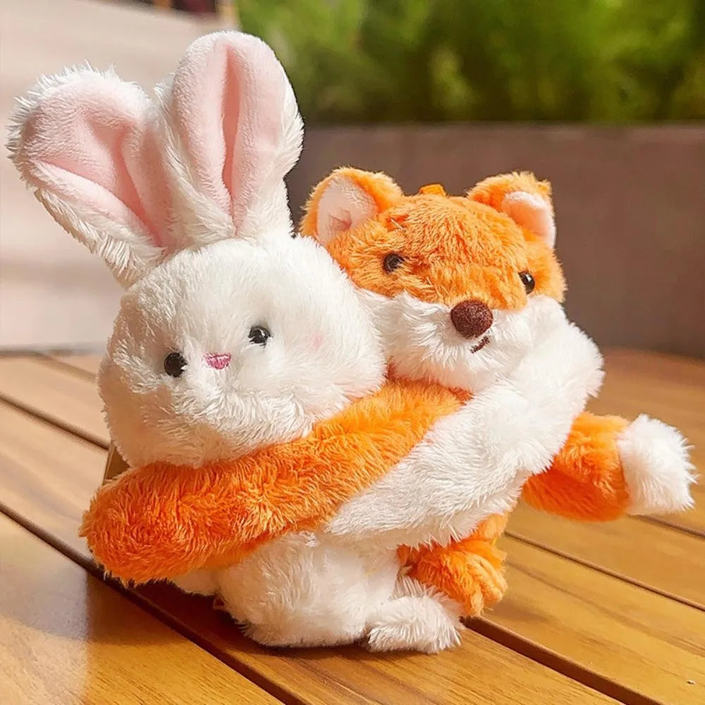 Cute Plush Animal Hug Keychain Toys