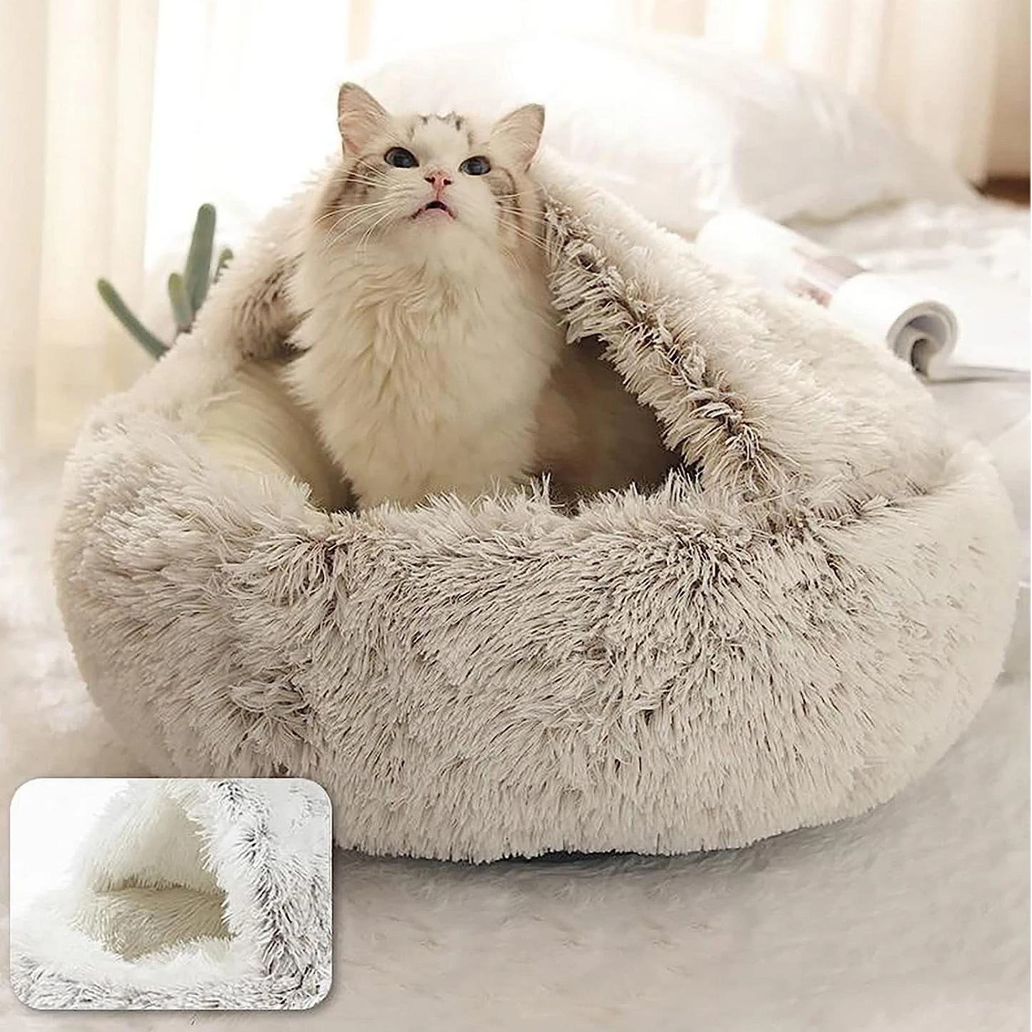 Cozy Hideaway Pet Dog Bed